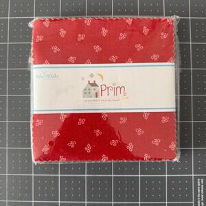 Riley Blake Lori Holt "Prim" 5 Inch Stacker 42 Pieces Rainbow Quilt Country